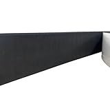 Moldura Guarnição Rodameio Eva Autocolante Saturno 7cmx5mm 5 Metros Preto