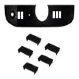 Moldura Inferior Painel Ford E Botão Falso F1000 F4000