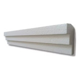 Moldura Isopor 7cm Sanca Roda Teto Forro Kit 40 Metros