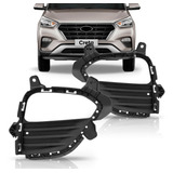 Moldura Milha Auxiliar Para Hyundai Creta 17 18 19 Com Furo