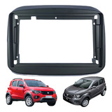 Moldura Multimídia Dvd 9 Pol Painel Fiat Mobi 2016 A 2019