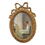 Moldura Oval De Resina