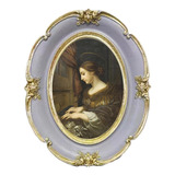 Moldura Oval Vintage Moldura