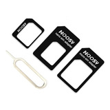 Moldura P Chip Adaptador 3 Em 1 Mini Micro Nano E Sim Card