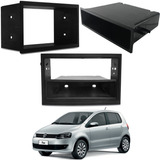 Moldura Painel 1 Din Cd Radio Usb Para Vw Fox 2011 A 2014