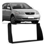 Moldura Painel 2 Din Corolla 2003 A 2007 Preto