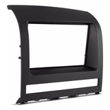 Moldura Painel 2 Din Dvd Idea Siena Strada Palio 05 11 Preto