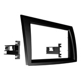 Moldura Painel 2 Din Fiat Bravo 2012 2013 2014 2015 2016 Para Central Mp5 Dvd Radio Automotivo Completa Padrão