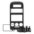 Moldura Painel 2 Din Multimidia Dvd Mp5 Astra 1998 Até 2012 Ar Condicionado Analógico - Preto