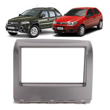 Moldura Painel 2 Din Palio Fire Way Siena Strada Dvd Som
