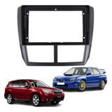 Moldura Painel 9 Pol Subaru Forester Impreza 2008 13 Preto