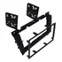 Moldura Painel Central 2 Din Dvd Gol Saveiro Parati G3 Preto 2000 À 2005 Expex 076