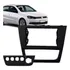 Moldura Painel Central 2 Din Mp5 Dvd Som Gol Saveiro Voyage G6 2012 À 2016 Black Piano Expex Epx 312