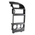 Moldura Painel Central 2 Din Mp5 Som Dvd Astra Ar Analógico 1999 À 2012 Sm 99/12 An Preto