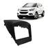Moldura Painel Central Multimidia 9 Polegadas Hyundai Ix35 2010 À 2020 Preto Som