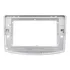 Moldura Painel Dvd 10 Polegadas Vw Passat 2006 Á 2015 Prata 