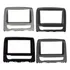 Moldura Painel Dvd 2 Din Idea 2012 2013 2014 2015 Cor Cinza