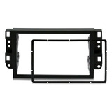 Moldura Painel Dvd 2din Multimidia Captiva 08 A 13 Preta