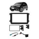 Moldura Painel Dvd Mp5 Multimidia 2 Din Gol G7 G8 Chicotes