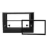 Moldura Painel Dvd Radio Porta Objeto 1din 2din Fiat Stilo