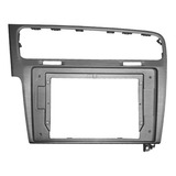 Moldura Painel Golf Tsi Mk7 10 Polegadas 2013 A 2019 Jateado