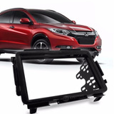 Moldura Painel Honda Hrv 2 Din 1 Din Dvd Multimidia Som 2017