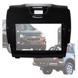 Moldura Painel Multimídia 2 Din S10 Blazer 2012 Á 2016 Black