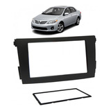 Moldura Painel Som Dvd 2 Din Toyota Corolla 2010 2011