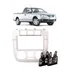 Moldura Painel Vw Saveiro G4 2 Din Mp5 De 2005 A 2007 Prata