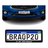 Moldura Para Placa Do Jeep Compass