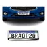Moldura Para Placa Do Renault Fluence 2016 Cromada