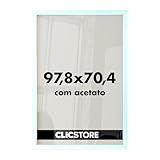 Moldura Para Quebra Cabeça Grow Puzzle 2000 Peças 70 4x97 8 Cm C Acetato Decoração Interiores Parede Sala Escritório Branco 
