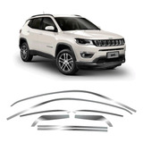 Moldura Pestana Superior Jeep Compass Cromado Vo6
