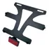 Moldura Porta Placa Moto Modelo Mercosul 20x17 C/ Olho Gato