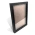 Moldura Quadro A4 21x30 C/ Vidro Poster Caixa Alta Preto