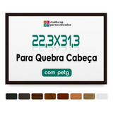 Moldura Quadro Quebra Cabeça 500 Peças 22 3x31 3 Cm Com Petg