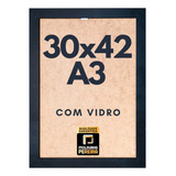 Moldura Quadros 30x42 Ou 42x30 Cm Com Vidro A3 1 Linha