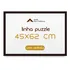 Moldura Quebra Cabeça 45 0 X 62 0 1000 Peças Com Acetato