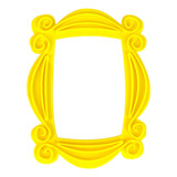 Moldura Série Friends Decorativa Para Porta Em Amarelo