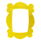 Moldura Série Friends Decorativa Para Porta Em Amarelo