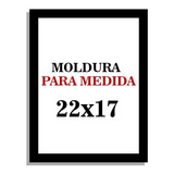 Moldura Sob Medida 22x17 Com Vidro