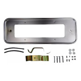 Moldura Suporte Placa Dianteira Cromo Fusca 1970 Em Diante