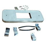 Moldura Suporte Placa Dianteira Fusca 1970 Em Diante Metal