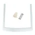 Moldura Tampa Móvel Maquina Electrolux Lt12b 13b Lt12b lt13b lbu16 Cor Branco
