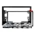Moldura Tela Central 2din Multimidia Dvd Mp5 Som Ford Fiesta