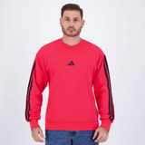 Moletom adidas 3s Vermelho