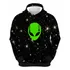 Moletom Adulto Sublimado Com Capuz Et Alienigena Blusa Frio