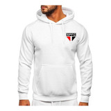 Moletom Agasalho Blusa De Time Futebol São Paulo Sp Unissex