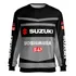 Moletom Blusa Automotivo Suzuki Cinza F1 Moto Gp Gc Ref0264