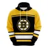 Moletom Blusa Bruins Hockey Boston Black Full Ref1105
